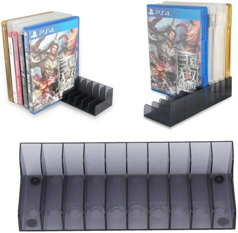 Lazmin 2 PCS Game Card Speicher Ständer, CD DVD Speicher Rack Halter Mount Disk Ständer Halter PS4 /