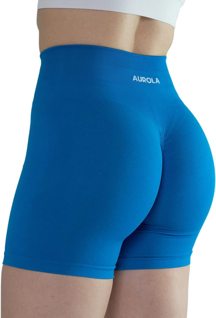 AUROLA Intensify Workout Shorts for Women Seamless Scrunch Short Gym Yoga Running Sport Active Exerc
