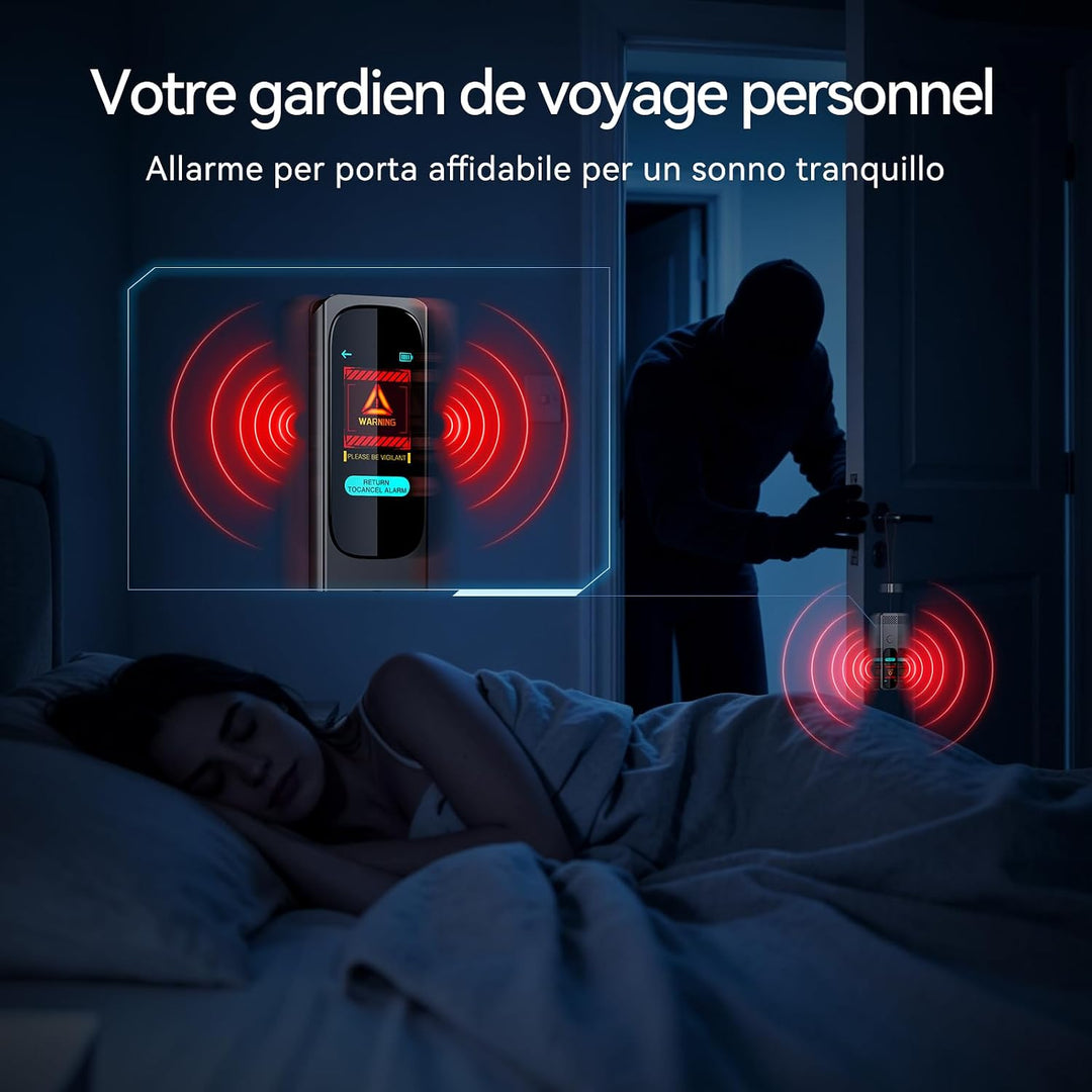 Wanzen Detektor Touchscreen, 6-in-1 Kamera Detektor mit KI-Erkennung | Hidden Camera Detector, GPS-T