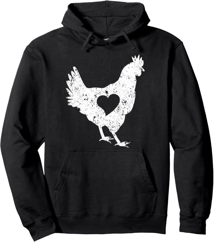 Süsses Huhn Herz Besitzer Ei Hahn Henne Küken Pullover Hoodie