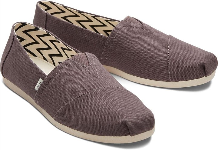 TOMS Herren Alpargata aus Recycelter Baumwolle Flache Slipper 39 EU Grau, 39 EU Grau