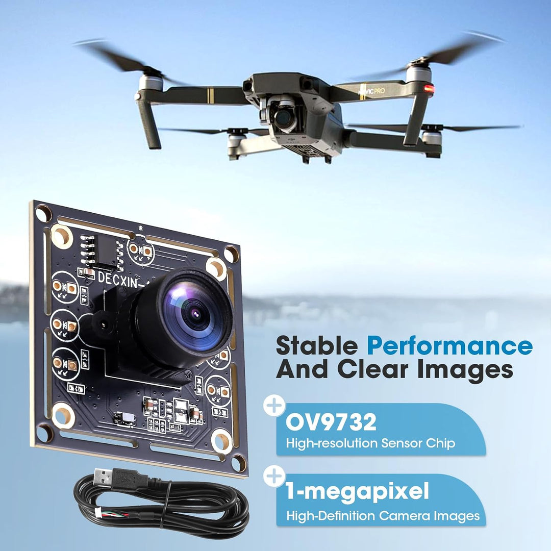 OV9732 Kameramodul 3er Set, USB Kamera, Kompatibel mit Autodarts Kamera System, 1280x720 30FPS HD, 1