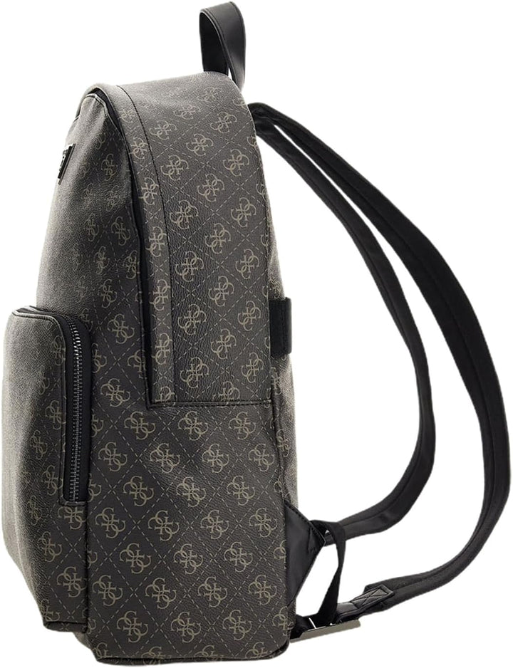 GUESS Herren Vezzola SMRT New Cmpt Bckpck Bag Dab, Dark Black