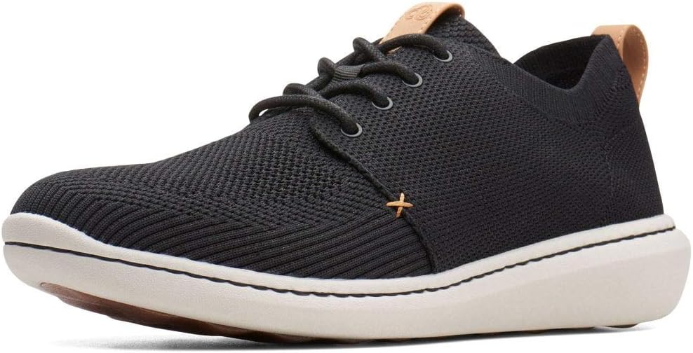 Clarks Herren Step Urban Mix Turnschuh 41 EU Schwarz, 41 EU Schwarz
