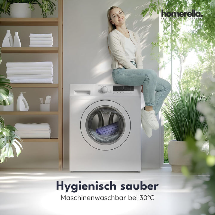 homerella® Badewannenmatte rutschfest 88x39cm, INKL. HAKEN, Rutschfeste Badematte BPA frei, Duschmat