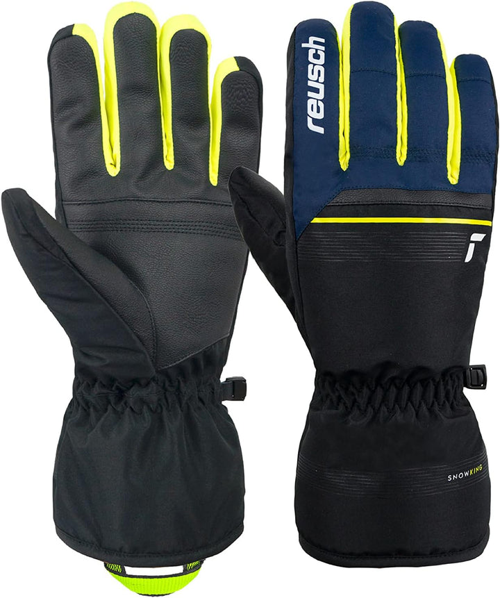 Reusch Herren Snow King Garantiert Winddichte und Extra Atmungsaktive Skihandschuhe Softshellhandsch