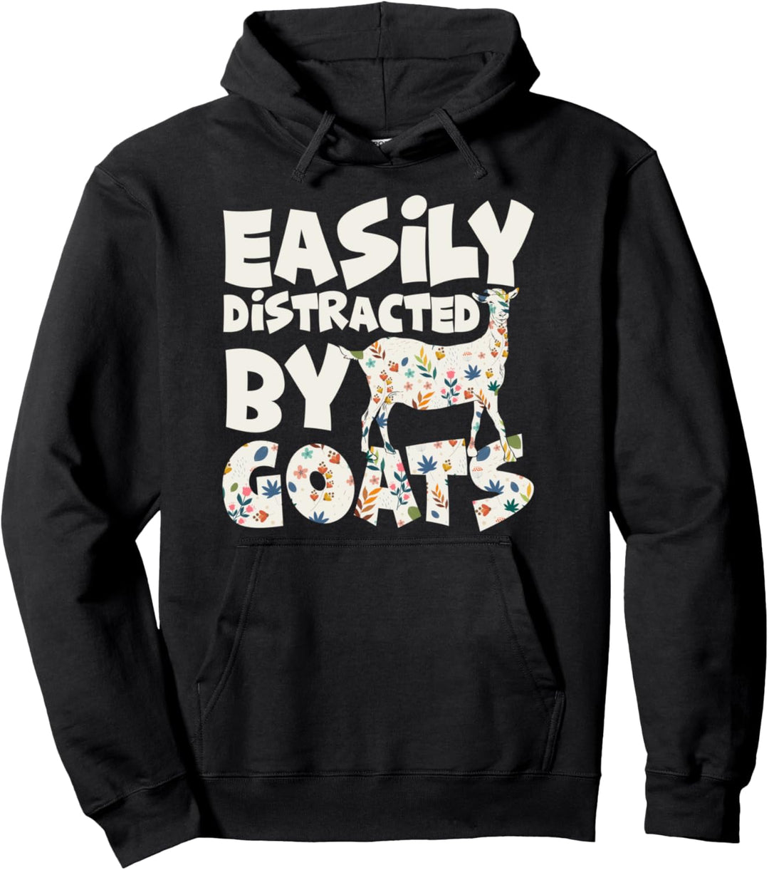 Landwirtschaft Bauernhof Tier Bauer Lustiges Vintage Ziege Pullover Hoodie