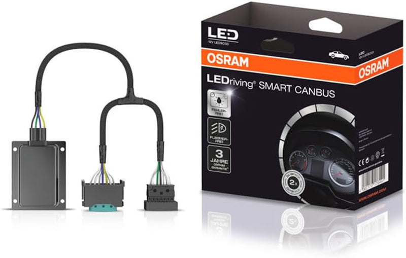 OSRAM LEDriving SMART CANBUS, LEDSC03-1, umgeht das Lampenausfallerkennungssystem für LED Retrofit L