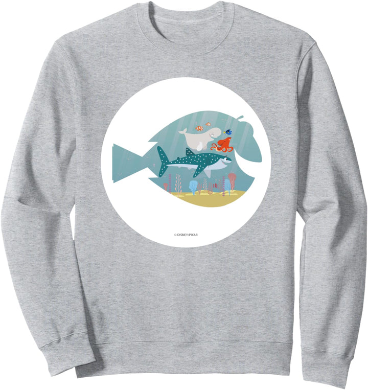 Disney Pixar Finding Dory Fish Frame C1 Sweatshirt