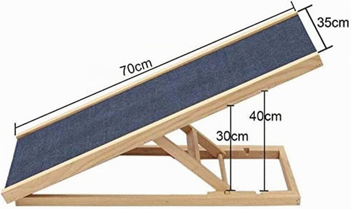 Hunderampe Katzen Rampe Hundetreppe Klappbar Petwalk Hundeleiter Auffahrrampe, für Bett oder Sofa Kl