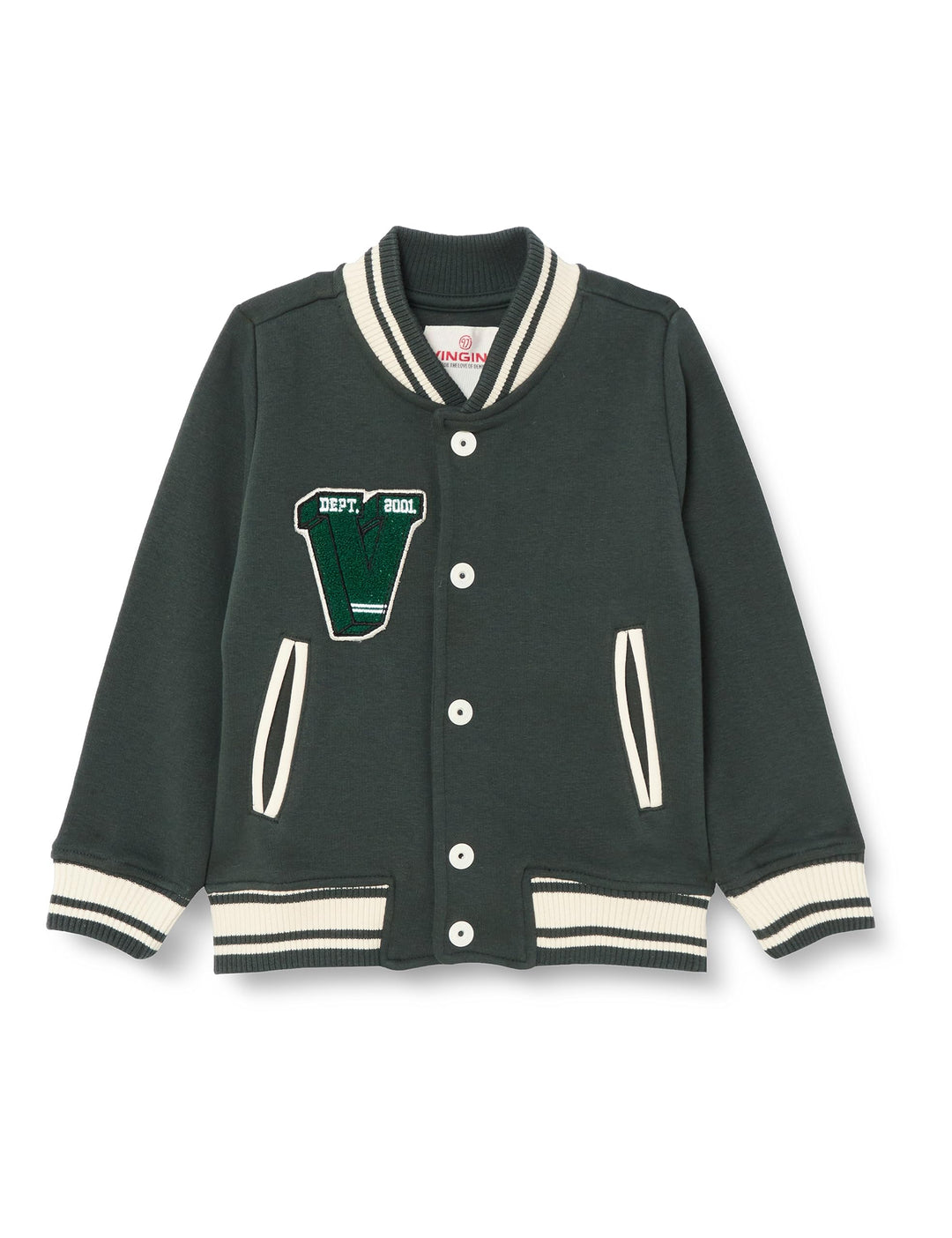 Vingino Jungen Ondol Sweater Vest 4 Jahre Darkest Green, 4 Jahre Darkest Green