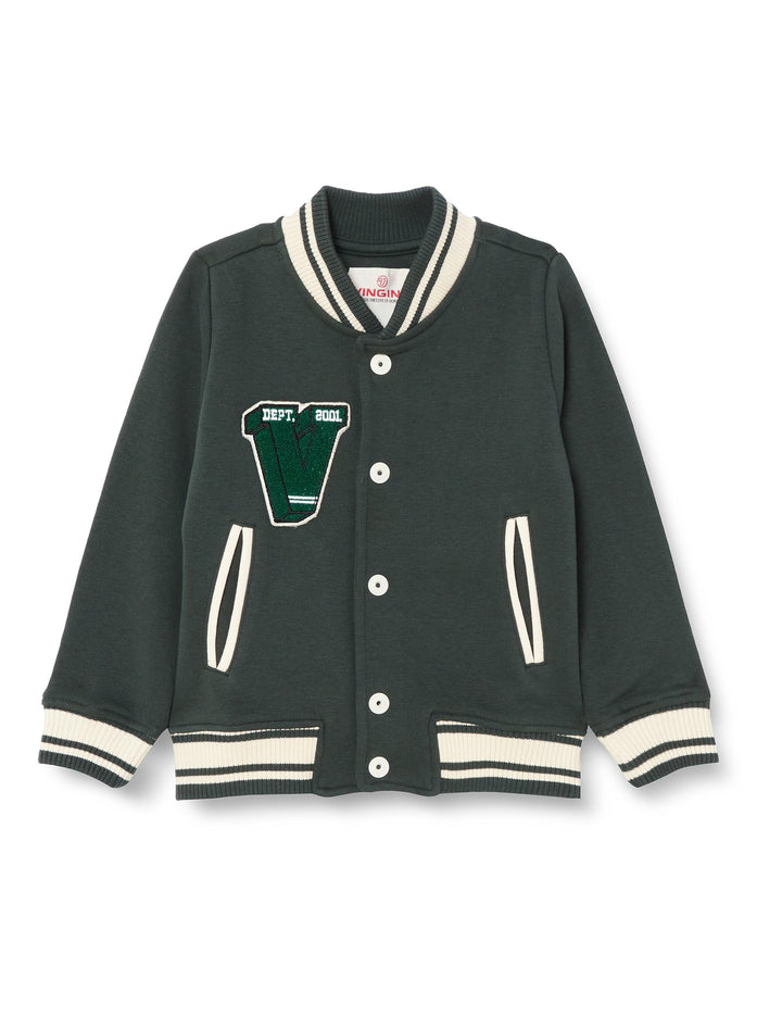 Vingino Jungen Ondol Sweater Vest 4 Jahre Darkest Green, 4 Jahre Darkest Green