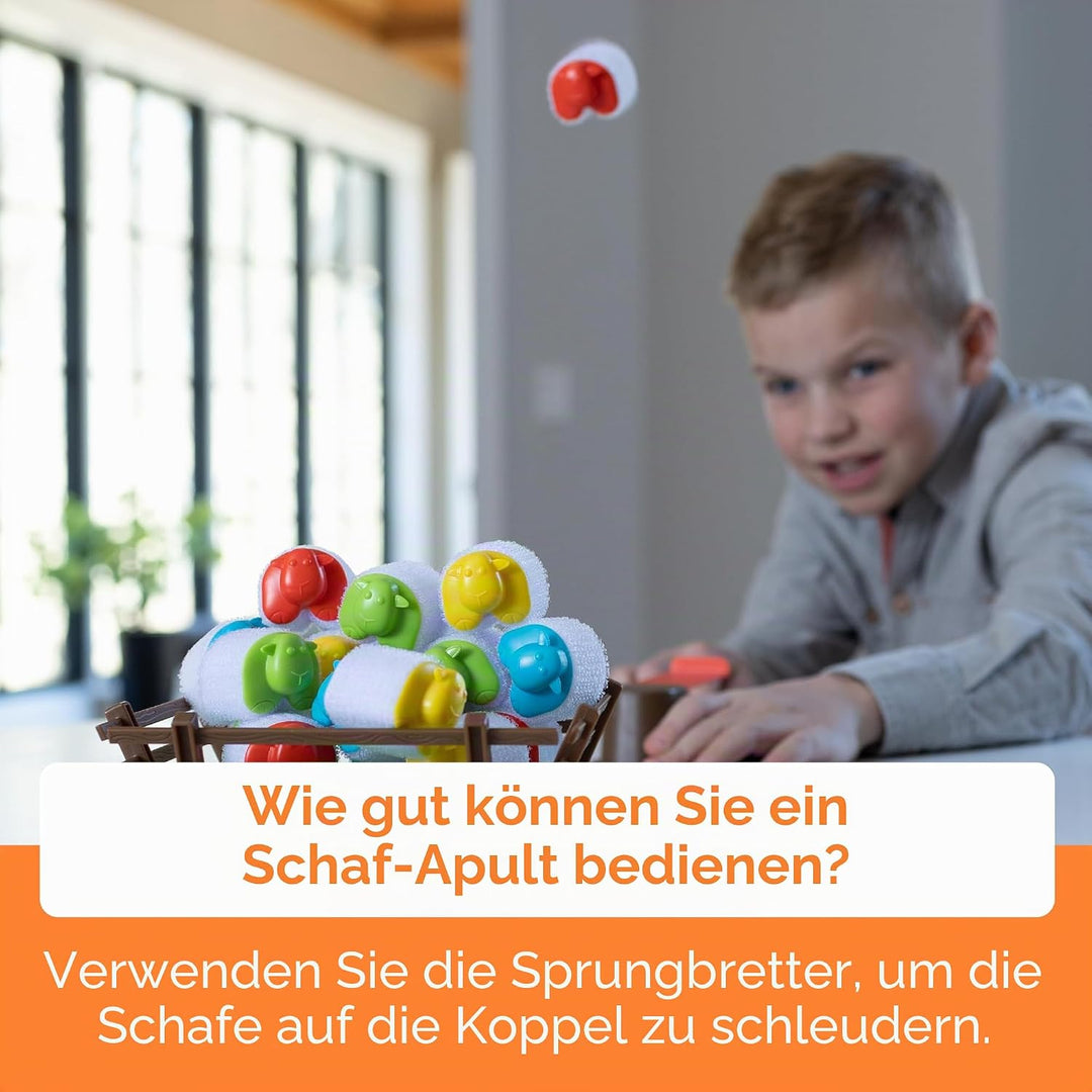 Fat Brain Toys Heap-O-Sheep - Ein Spiel der katapultierenden Schafe, von 6 bis Erwachsene, 2 bis 4 S