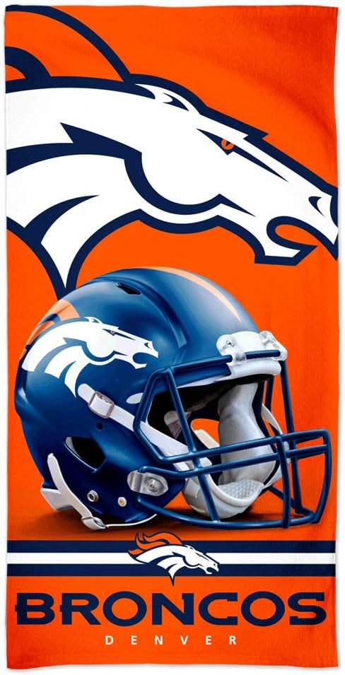 WinCraft NFL Denver Broncos 3D Strandtuch 150x75cm