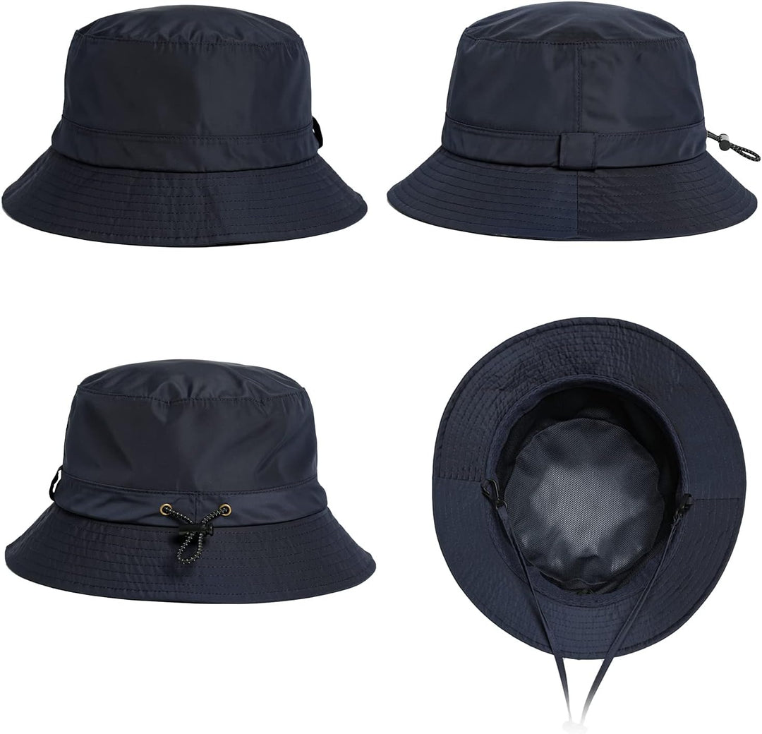 Comhats Regenhut Unisex für Damen Herren Wasserdichter Bucket hat Faltbar Eimerhut Strand Surfen Ang