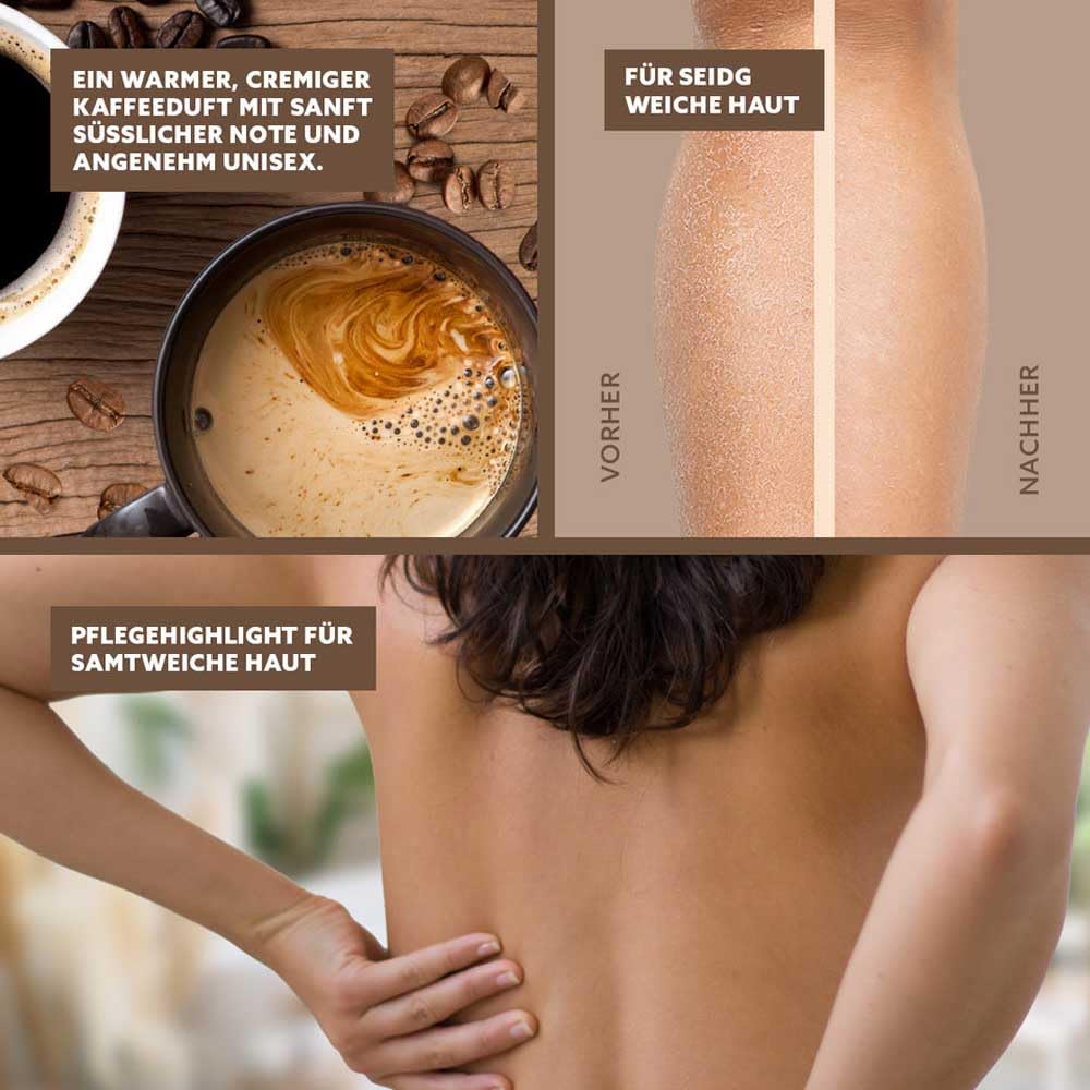 puremetics 3in1 Dusch-Fluff, Coffee Booster, 250g