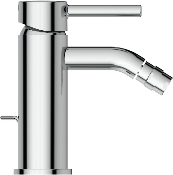 Ideal Standard BC197AA Ceraline Bidetarmatur mit Zugknopf-Ablaufgarnitur