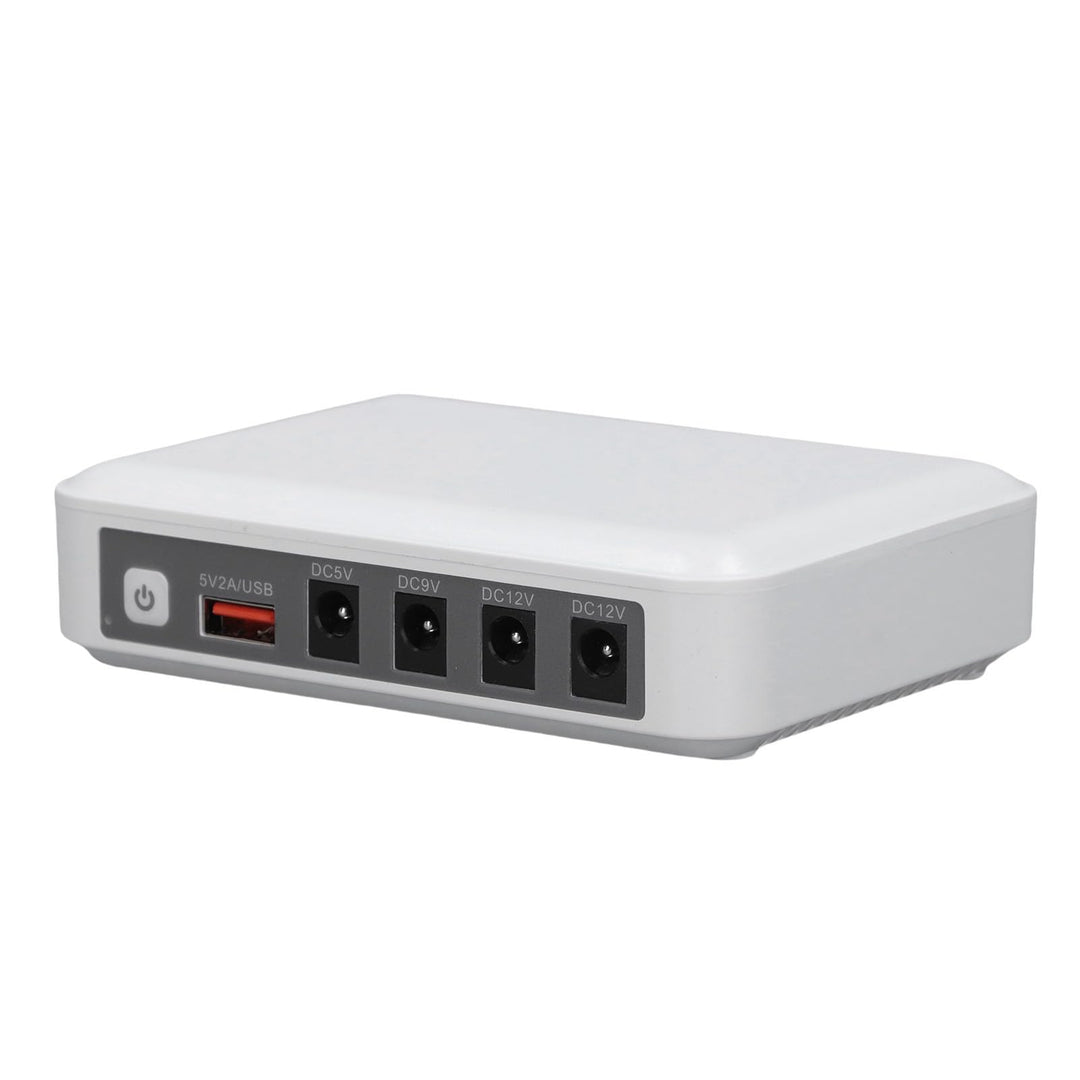 UPS Battery Backup 6000mAh 5 V 9 V 12V Notfallleistung mit LED -Indikator -Batterieüberwachung Kompa