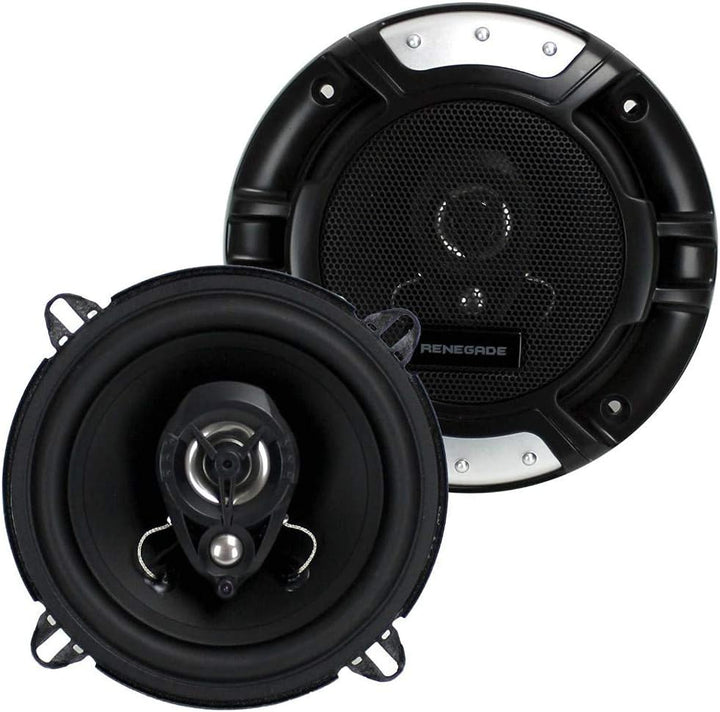 2 Lautsprecher RENEGADE RX52 2 Wege koaxial 5,25" 13,00 cm 130 mm Durchmesser 80 watt rms 160 watt m