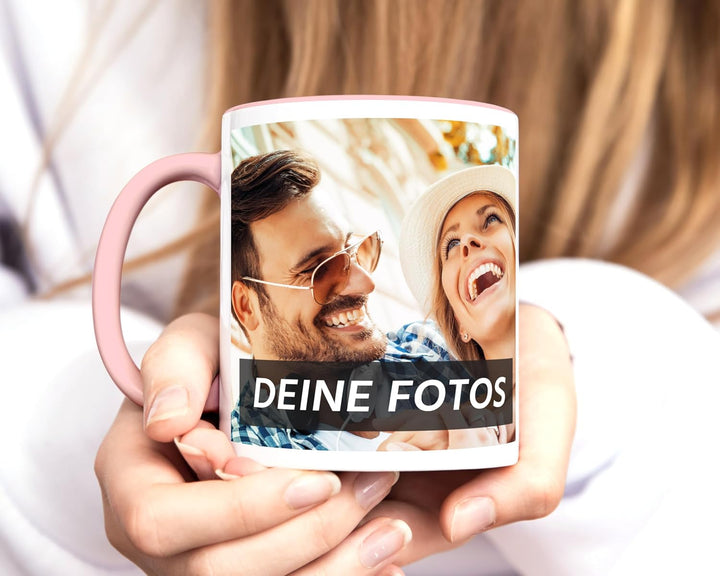 Tasse personalisiert Fotocollage Fototasse mit bis zu 5 Fotos persönliches Geschenk Kaffeetasse mit