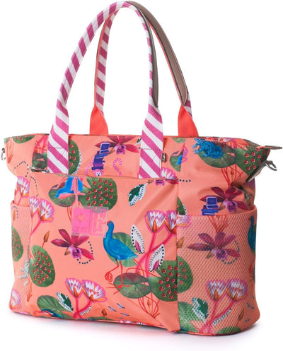 Oilily Lily's Pond Baby Bag Melon