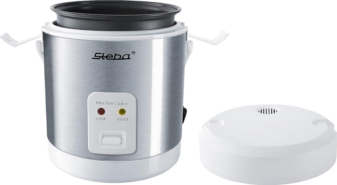 Steba Mini-Reiskocher RK 4 M | 0,9 Liter Volumen | Einfache"Ein-Knopf" Bedienung | Warmhaltefunktion