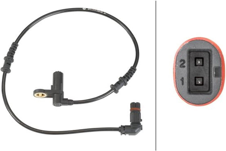 HELLA 6PU 012 039-621 Sensor, Raddrehzahl - 12V - Kabel: 600mm