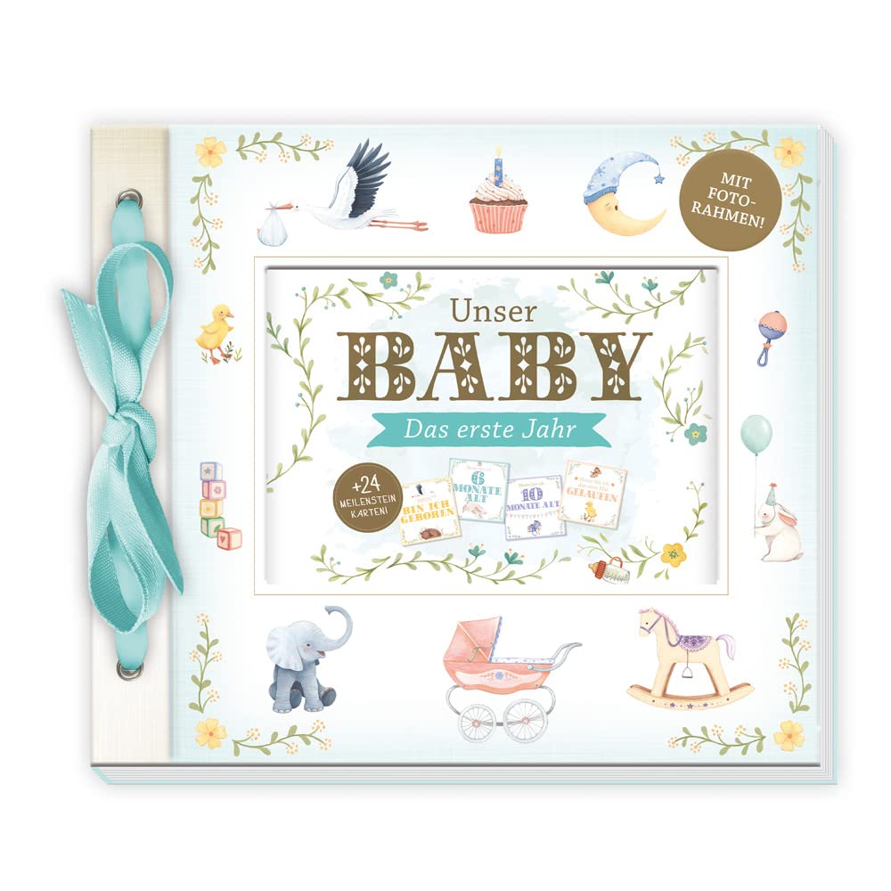 Trötsch Babyalbum Unser Baby Das erste Jahr: Erinnerungsalbum zum Eintragen Geschenkbuch Baby einkle