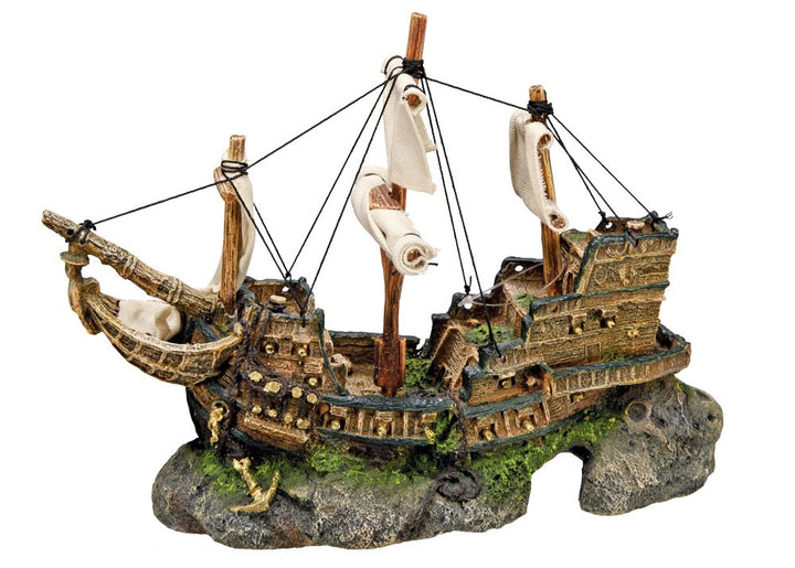 Nobby Aqua Ornaments SCHIFF, 33 x 13 x 23 cm Single, Single