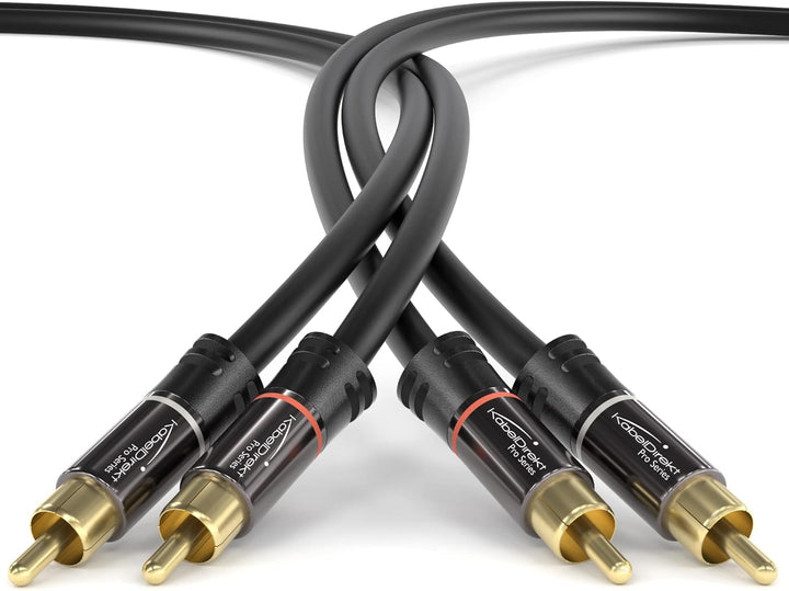 Pro-Ject Phono Box E, Phono Vorverstärker (Weiss) & KabelDirekt – 0,5 m Cinch Kabel, Stereo Audio Ka