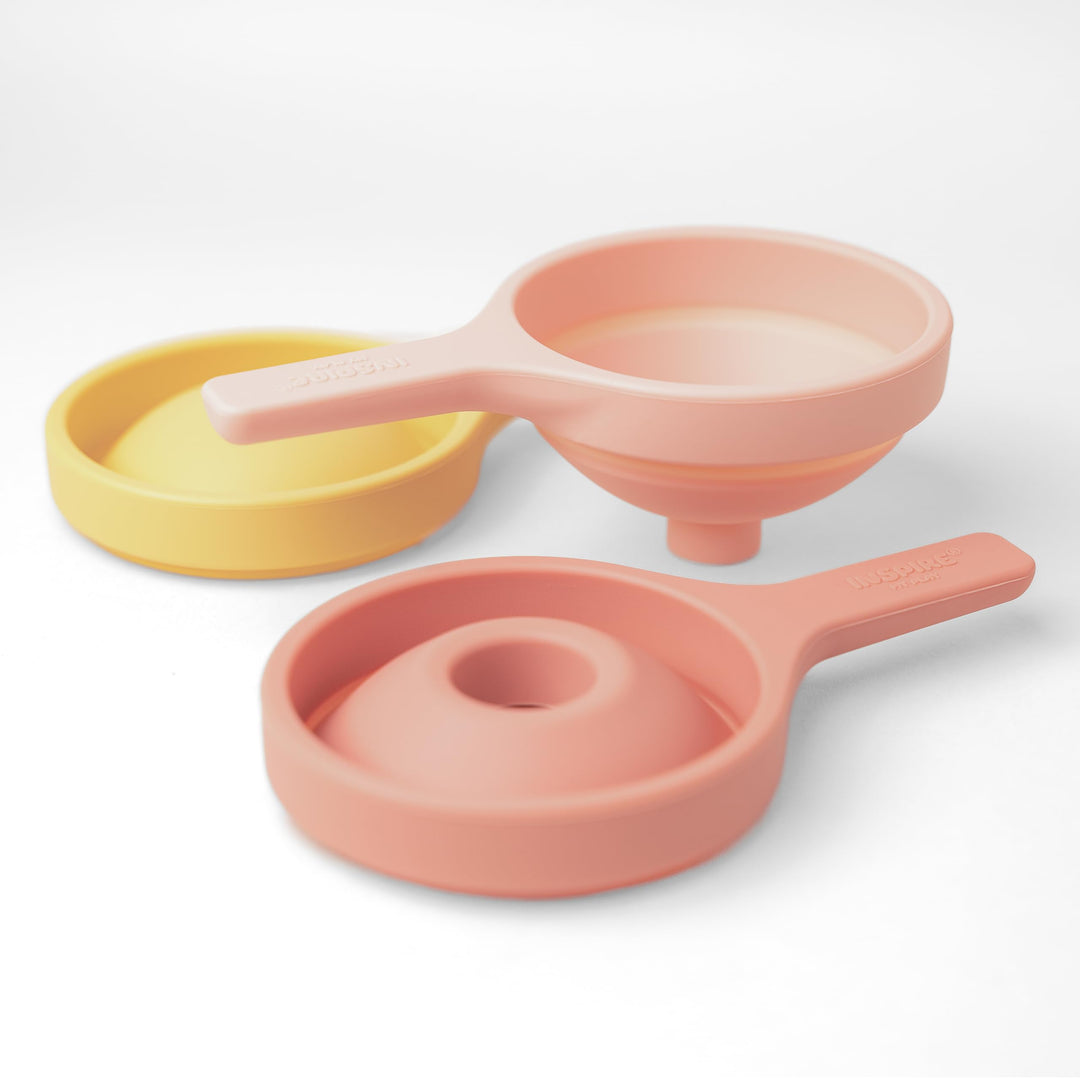 Inspire My Play 3 x Naturtrichter für Kinder - Trichterset für Kinder - Sensorisches Spielzeug und Z