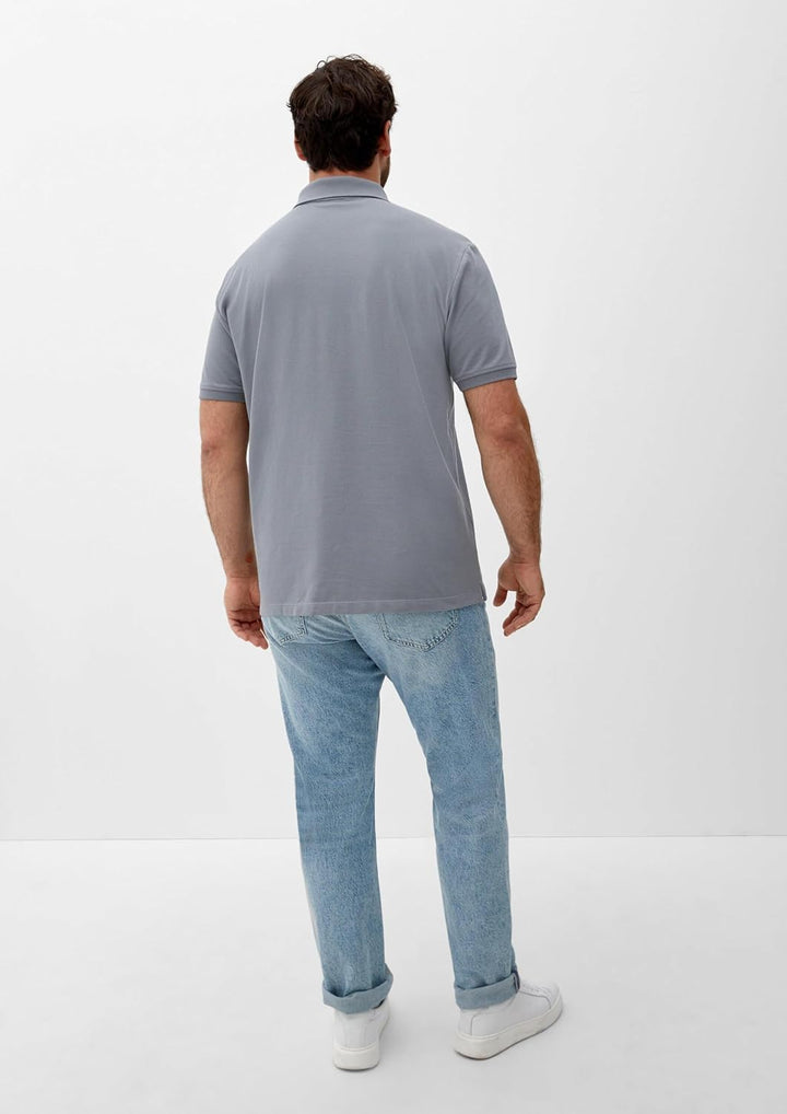 s.Oliver Herren Polohemd, Grau