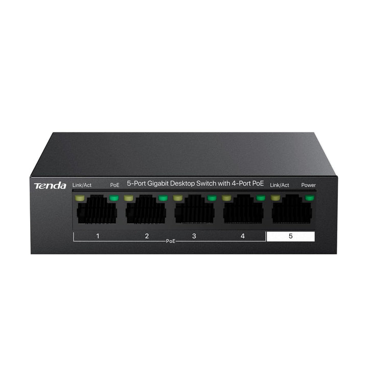 Tenda 5-Port Gigabit PoE Switch TEG1105P, TEG1105P
