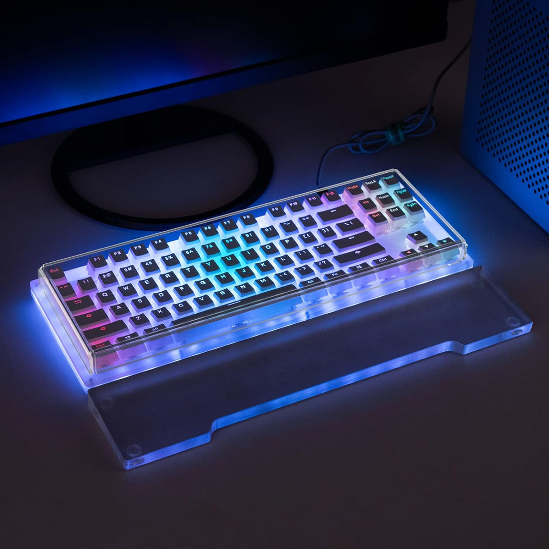 Geekria Acryl Tastatur Handgelenkauflage Kompatibel mit TENKEYLESS(TKL) 80% Kompakte 87 Tasten Tasta