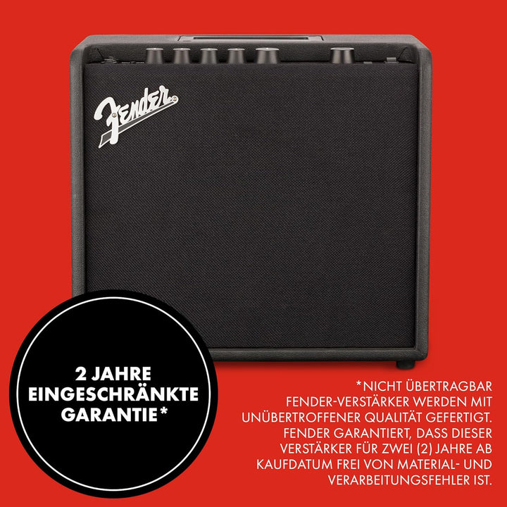 Fender Mustang LT 25 Combo Gitarrenverstärker – Geeignet für E-Gitarre LT25 (25W) Single, LT25 (25W)