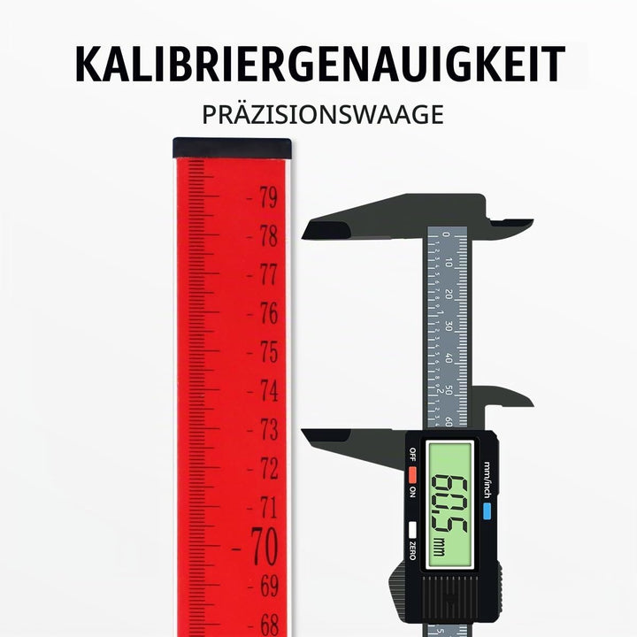 Laser-Grade-Stab, Laser-Wasserwaage für Rotationslaser mit Schnellverschluss-Aluminiumstab zum Messe