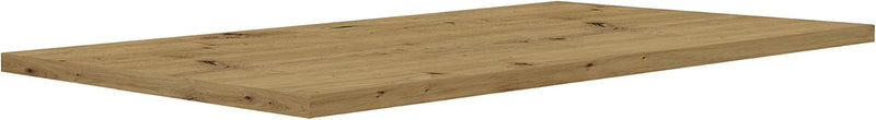 FORTE Tischsystem: Tischplatte aus Holzwerkstoff in Artisan Eiche, 160 x 3,8 x 90 cm Artisan Eiche D