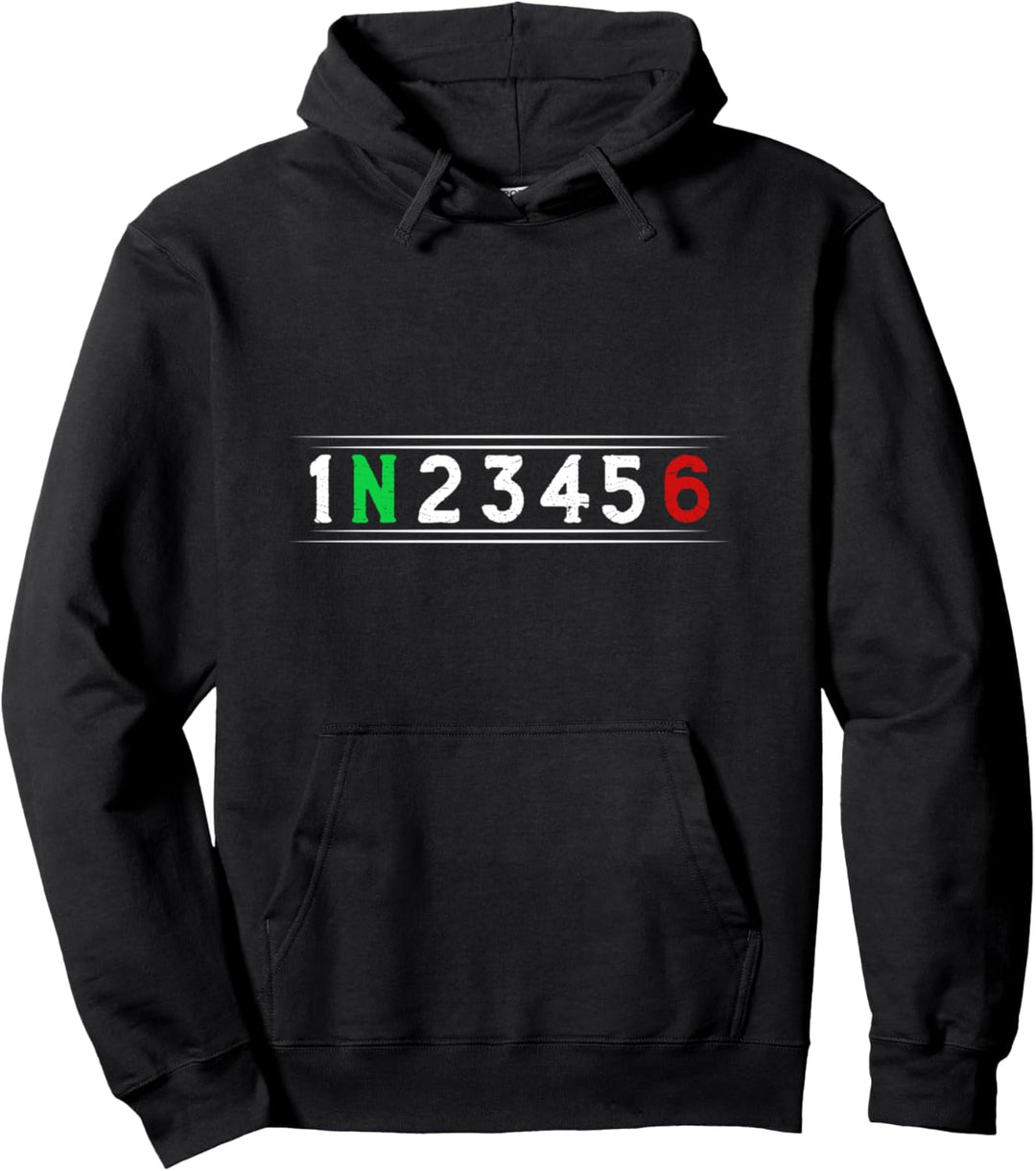 1N23456 Supermoto Enduro Lustig Bikerstyle Chopper Motocross Pullover Hoodie