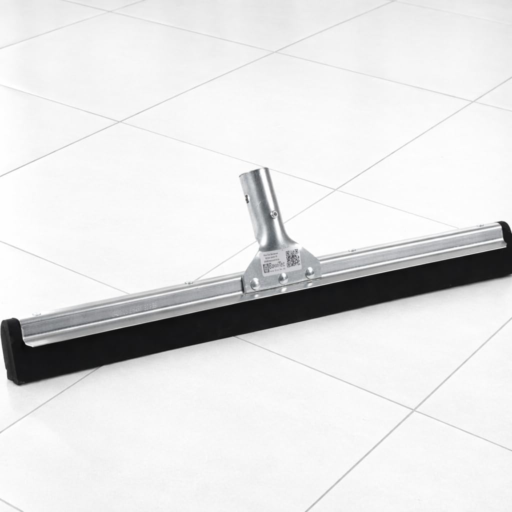 BawiTec Wasserschieber 45 cm Breit Abzieher Metall Gummischieber ohne Stiel Wasserabzieher Stabil fü