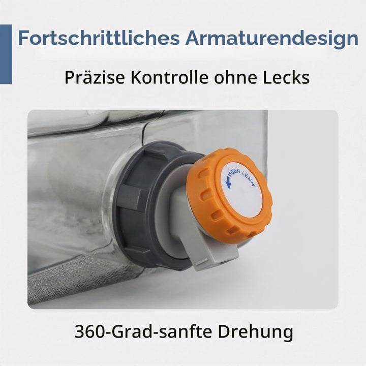 8-20L Wasserbehälter mit Hahn, Camping Wasserkanister kompatibel mit elektrischen Wasserpumpen, Trag