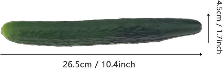 2 PCS Künstliche Soft PU Gurke Dekoration Haushalt Party Gefälscht Grün Realistisch Gemüse Faux Mode