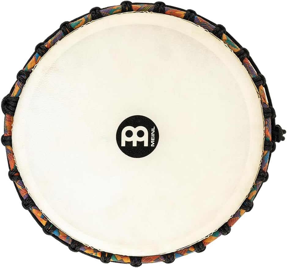 Meinl Percussion 25cm Rope Tuned Travel Series Djembe Trommel - mit Ziegenfell - Musikinstrument für