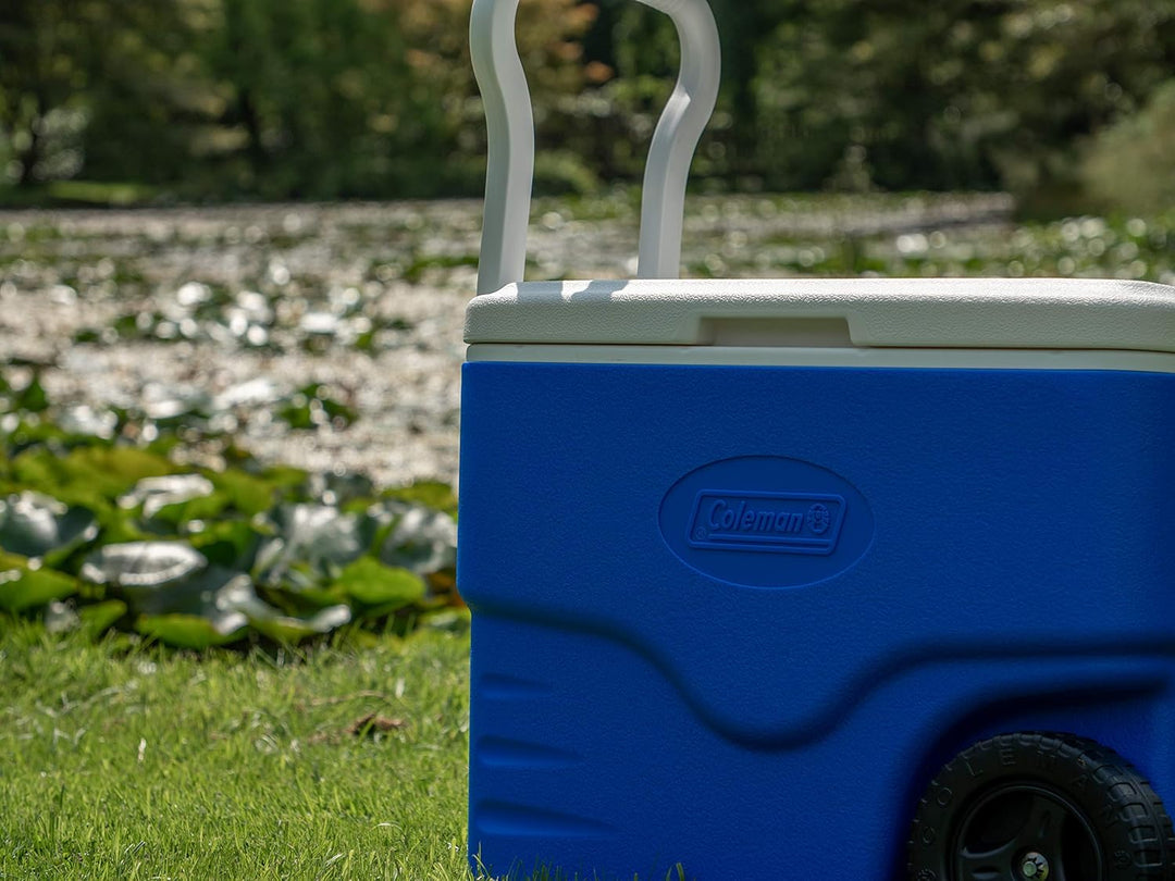 Coleman Passive Kühlbox 40 QT Performance Wheeled Cooler, Thermobox 37.5 L Fassungsvermögen, Mobile