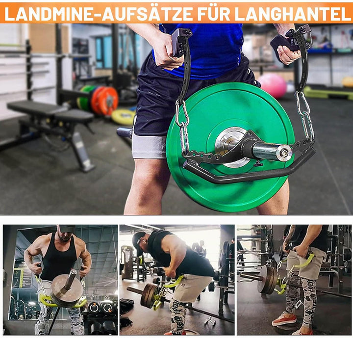 KORIKAHM Home Gym Fitness Spreizstange Multi-Grip Breit Latzugstange Neutral Grip Griff Latzugaufsät