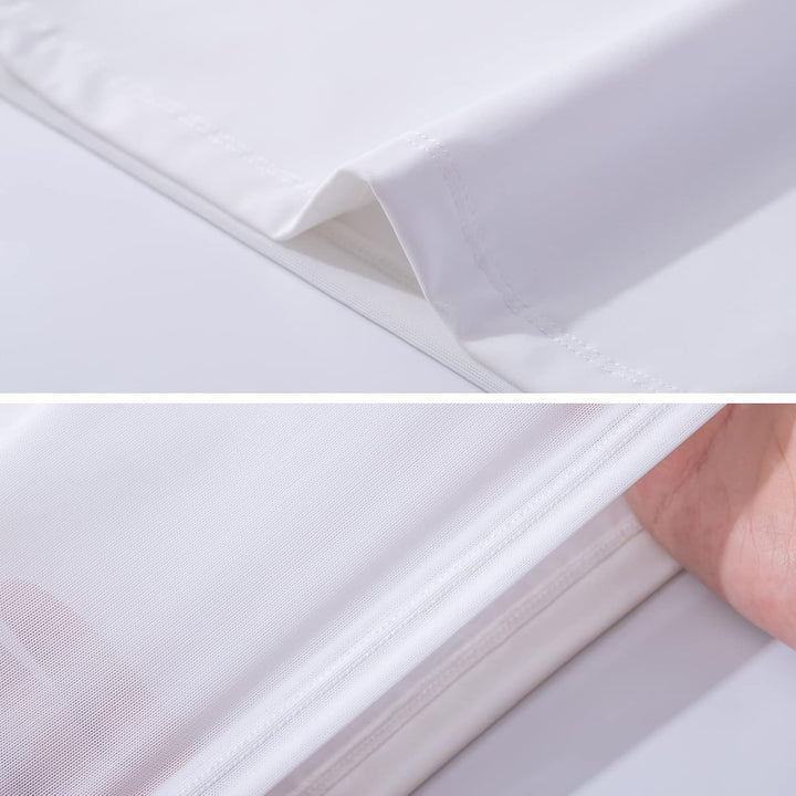 XUJI Binder Transgender FTM Atmungsaktiver Brust Binder 5XL Weiss, 5XL Weiss
