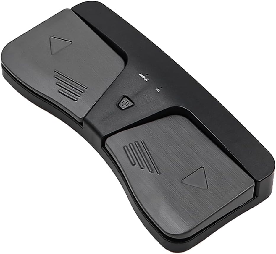CENPEK Bluetooth-Seitenwender, Pedal, Kabelloses Fusspedal, Musik-Seitenwender Für Tablets, Smartpho