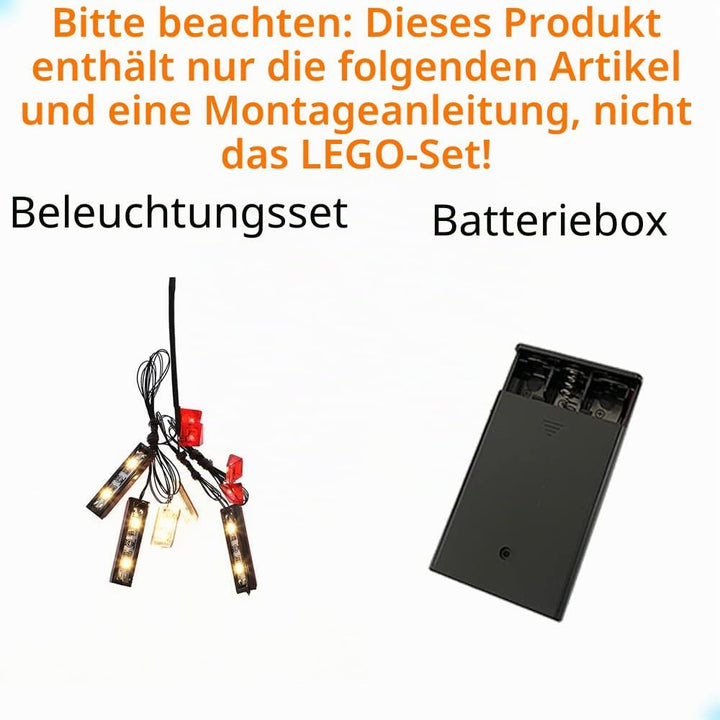 GEAMENT LED Licht-Set Kompatibel mit Lego Ford F-150 Raptor Pick-Up Truck - Beleuchtungsset für Tech