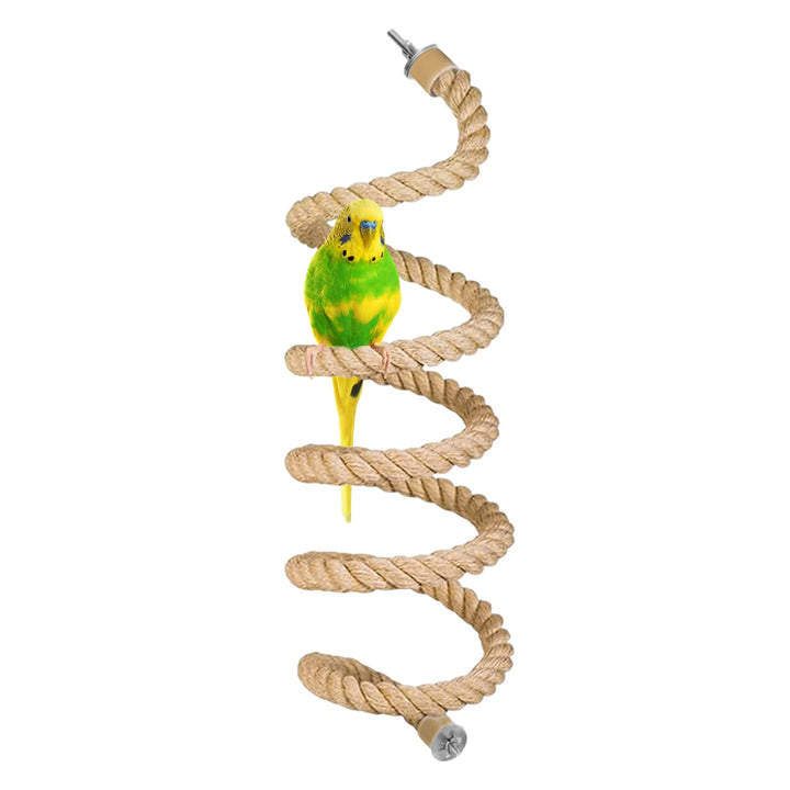 Seil-Sitzstange für Vögel, Vogelkäfig-Kletterseil-Spielzeugzubehör, biegbar, kletternd, biegbares na