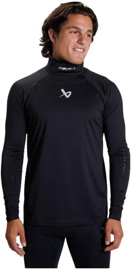 Bauer S22 Long sleeve neckprotect top - Senior