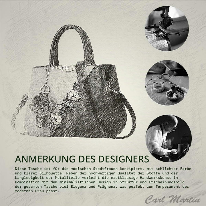 NICOLE & DORIS Handtaschen Damen modische Damenhandtaschen taschen Damen Umhängetaschen mit Blumenmu